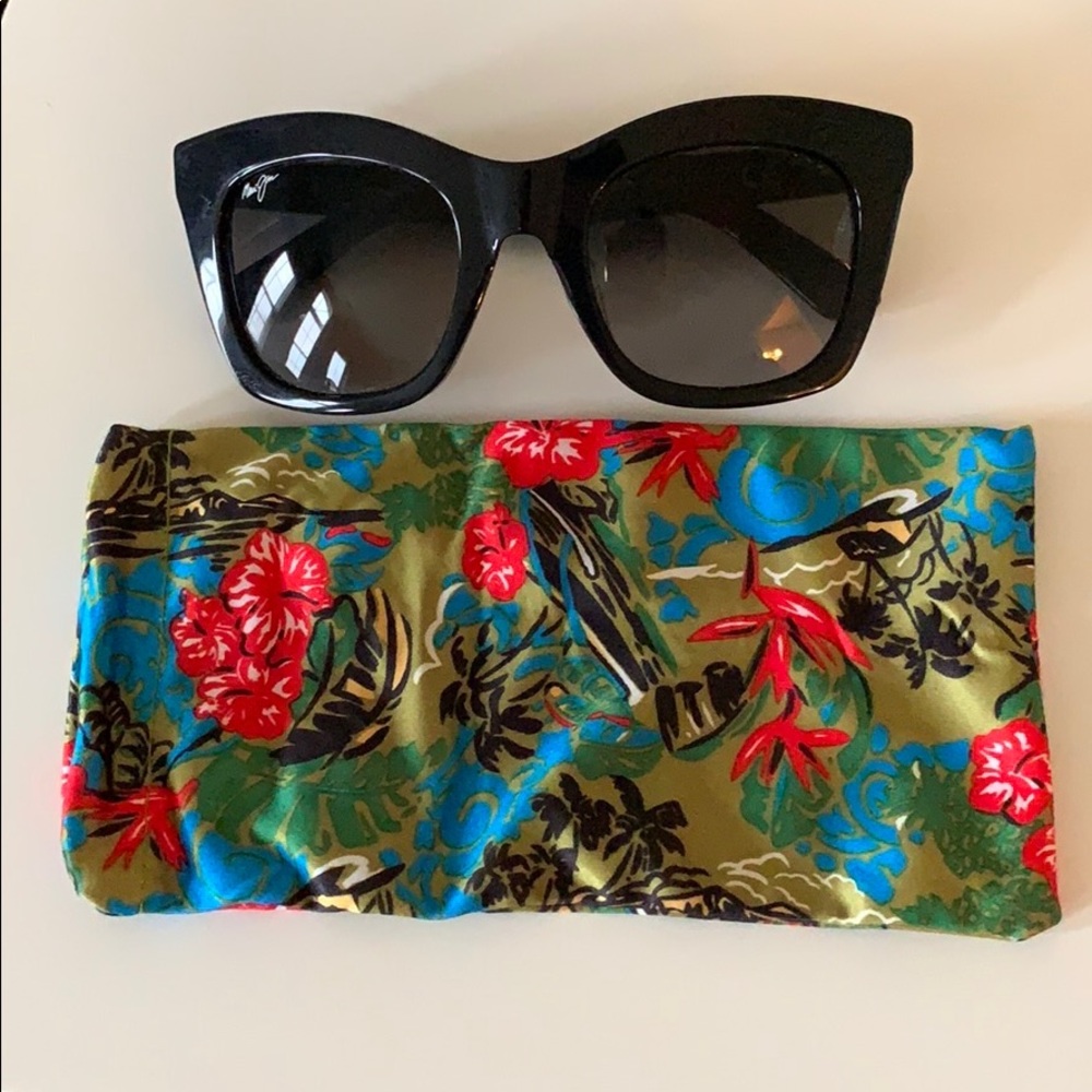 Maui Jim coco palms polarized black sunglasses